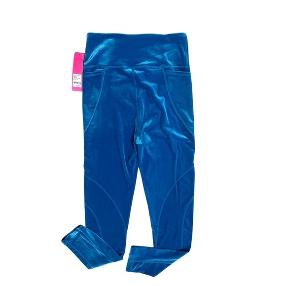 Lilly Pulitzer Luxletic Weekender High Rise Legging UPF 50+ Teal Bay SZ S NWT - Picture 4 of 5